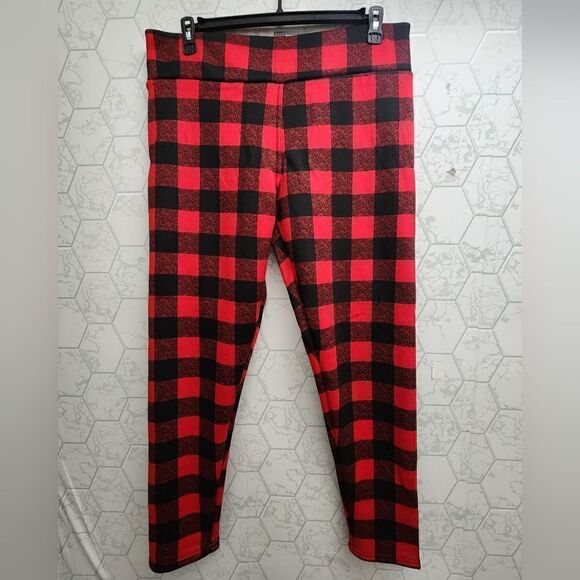 Lot of two Women's Christmas Leggings Junior Size XXXL 21 - Picture 10 of 10